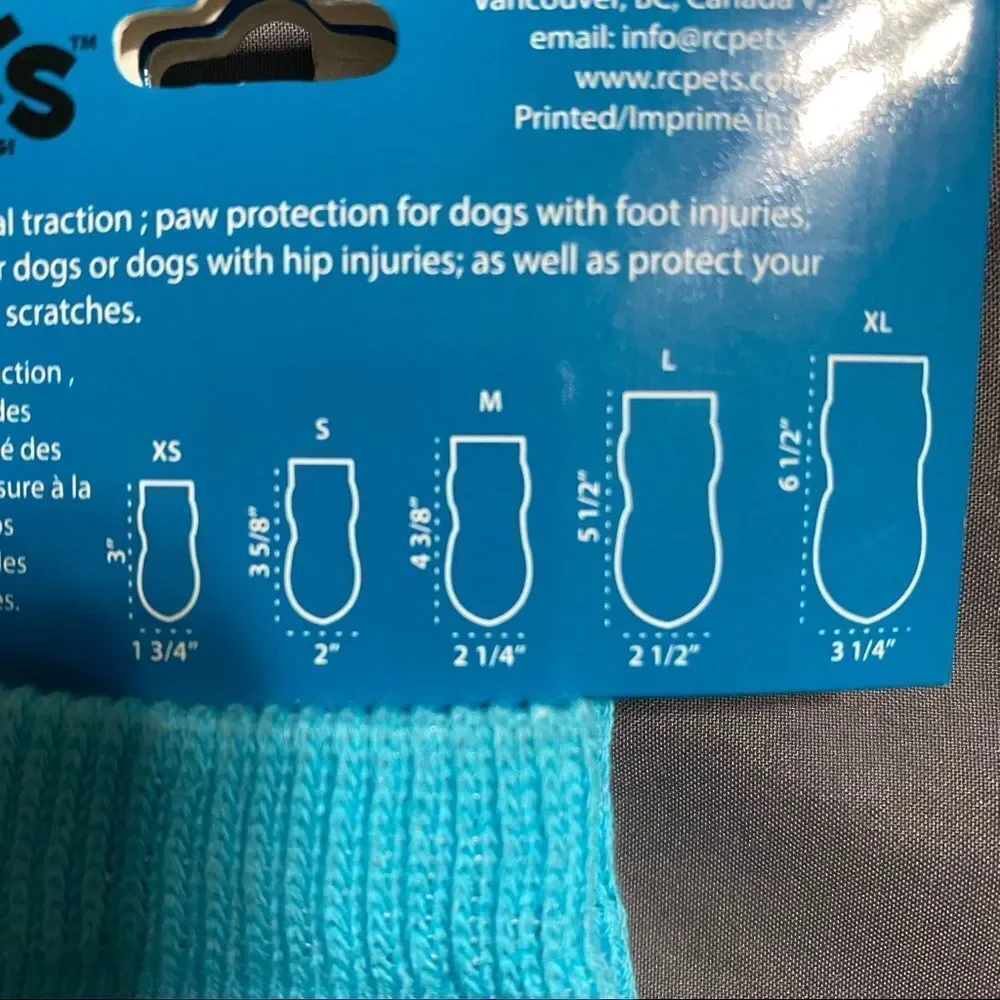 DOG SOCKS ANTI SLIP NO SCRATCH PAWKS